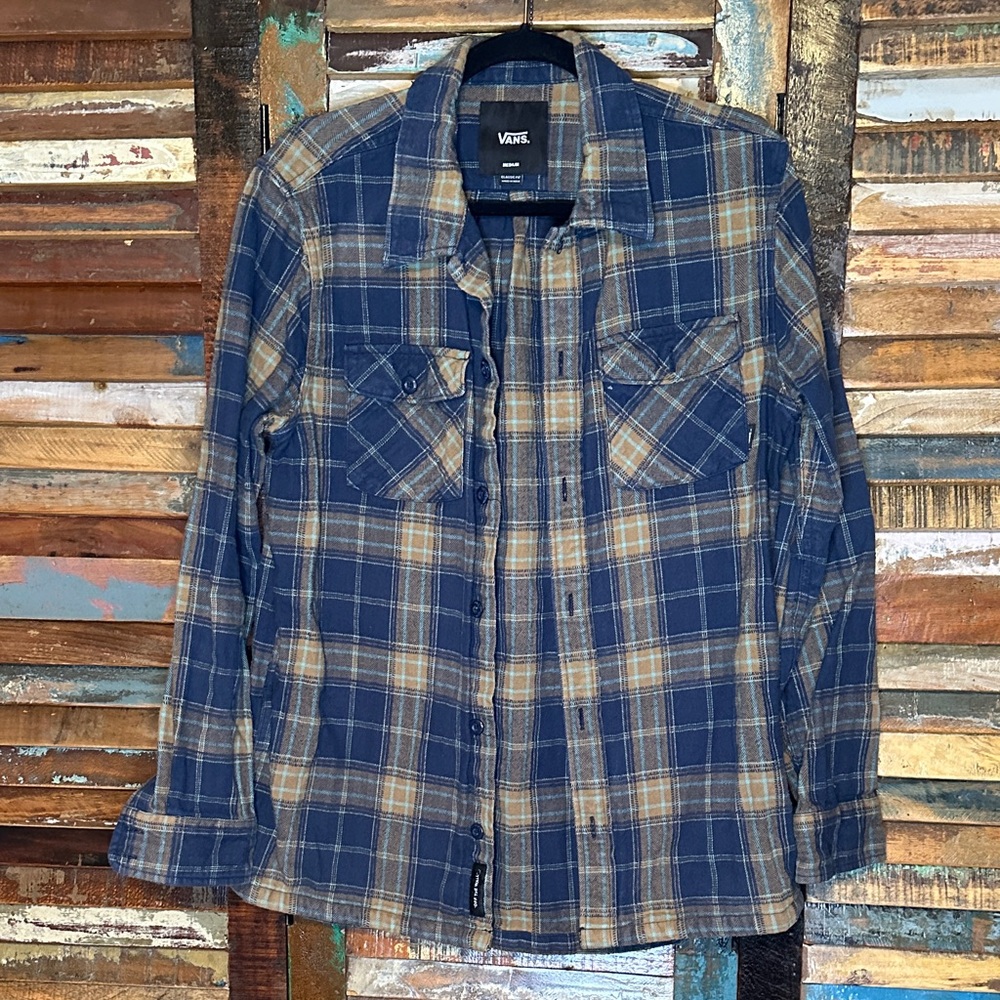 🚨SALE Vans Off The Wall Heavy Flannel Skateboard Ready medium